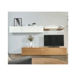 Now! Time By Hülsta Kombination 8 310x160,2x52 Natureiche/Lack-weiß