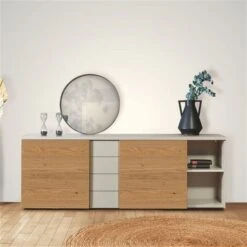Now! Time By Hülsta Sideboard Mit Schiebetüren Natureiche/Lack-seidengrau 6 Now! Time By Hülsta Sideboard Mit Schiebetüren Natureiche/Lack-seidengrau -Babyprodukte Geschäft huelsta now time 1041211f3