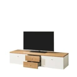 Now! Time By Hülsta Lowboard Schubladen/Klappen Natureiche/Lack-weiß -Babyprodukte Geschäft huelsta now time ntw14541 1041364f3