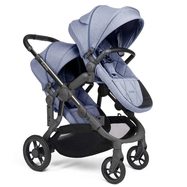 ICandy Orange Double Combo Mist Blue Marl Geschwisterkinderwagen | Inkl. Praktischem Zubehör 7 ICandy Orange Double Combo Mist Blue Marl Geschwisterkinderwagen | Inkl. Praktischem Zubehör – Bild 7
