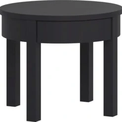 VOX Simple Kaffeetisch Hoch Schwarz Ø80 Cm