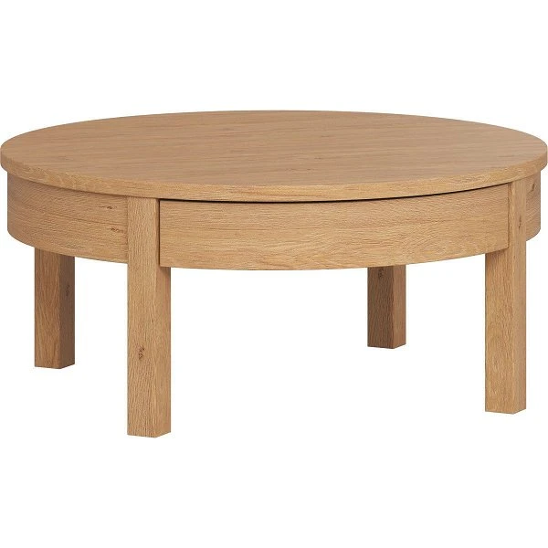 VOX Simple Kaffeetisch Niedrig Eiche Ø80 Cm 1 VOX Simple Kaffeetisch Niedrig Eiche Ø80 Cm