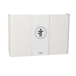 Timkid KAWAQ Wandwickeltisch Weiß Inklusive Wickelmatte | Horizontal Design