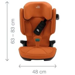 Britax Römer Kidfix I-Size Storm Grey Kindersitz Gruppe ECE R 129 / I-Size -Babyprodukte Geschäft kidfix i size dimension images angle 03 1