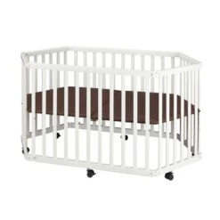 TiSsi Laufgitter Aus Massiv Buche Weiß Platzsparend Faltbar 6 TiSsi Laufgitter Aus Massiv Buche Weiß Platzsparend Faltbar -Babyprodukte Geschäft laufgitter weiss 3 gr 1