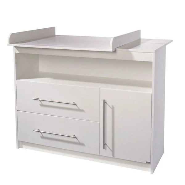 Roba Maren Wickelkommode Weiß 2 Schubkästen, 1 Tür - Zum Toppreis 2 Roba Maren Wickelkommode Weiß 2 Schubkästen, 1 Tür - Zum Toppreis – Bild 2