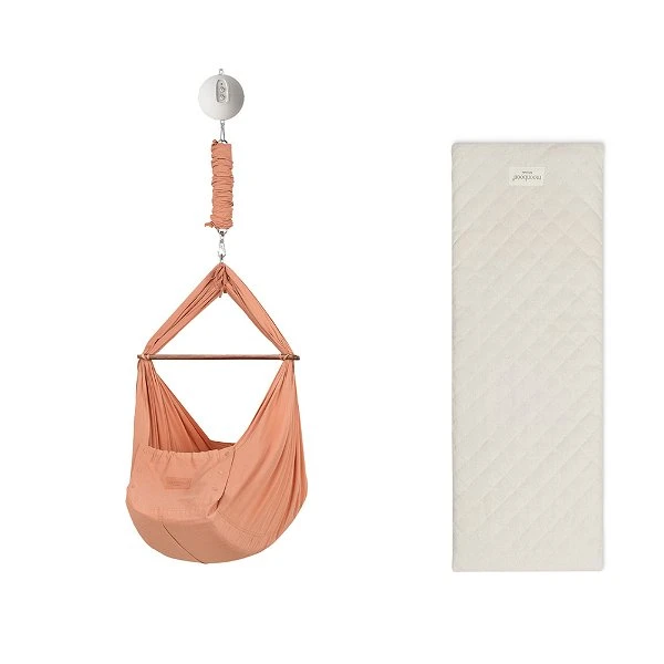 Moonboon Ökologische Federwiegen-Set Desert Mit Motor & Kokos-Einleger 4 Moonboon Ökologische Federwiegen-Set Desert Mit Motor & Kokos-Einleger – Bild 4