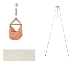 Moonboon Ökologische Federwiegen-Set Desert Mit Motor, Gestell Weiß & Kokos-Einleger 9 Moonboon Ökologische Federwiegen-Set Desert Mit Motor, Gestell Weiß & Kokos-Einleger -Babyprodukte Geschäft moonboon federwiegen set desert weiss