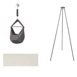 Moonboon Ökologische Federwiegen-Set Stone Mit Motor, Gestell Grau & Kokos-Einleger 11 Moonboon Ökologische Federwiegen-Set Stone Mit Motor, Gestell Grau & Kokos-Einleger -Babyprodukte Geschäft moonboon federwiegen set stone grau