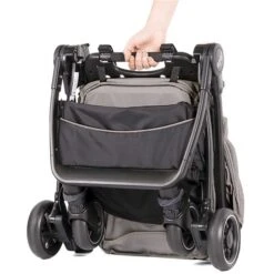 Joie Pact Buggy Gray Flannel Inkl. Regenverdeck -Babyprodukte Geschäft pact grayflanell folded handle
