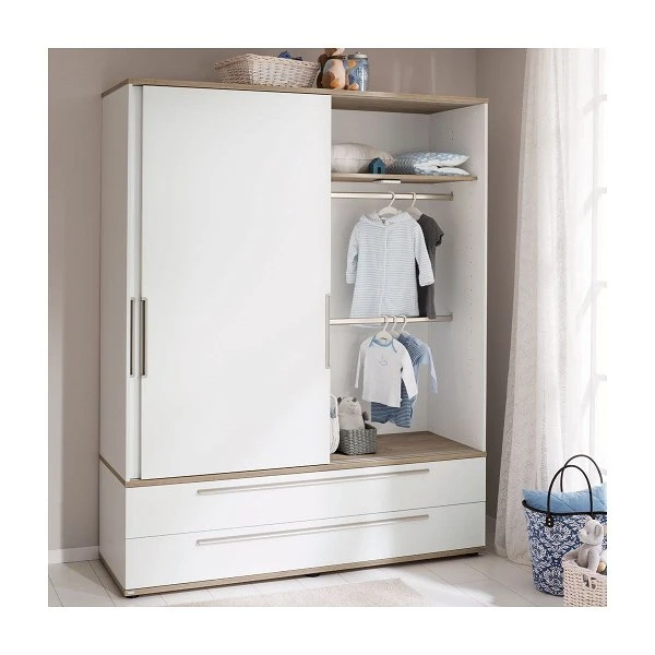 Paidi Carlo Schiebetürenschrank Breit 2x Kreideweiß | Zum Aktionspreis 1 Paidi Carlo Schiebetürenschrank Breit 2x Kreideweiß | Zum Aktionspreis