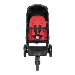 Phil&teds Dot Buggy Inklusive Sitzauflage Chili -Babyprodukte Geschäft phil teds dot buggy in chili red colour front view 1