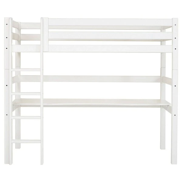 Hoppekids Hochbett ECO Luxury 90x200 Cm Mit Gerader Leiter, Tischplatte & Absturzsicherung 4 Hoppekids Hochbett ECO Luxury 90x200 Cm Mit Gerader Leiter, Tischplatte & Absturzsicherung – Bild 4