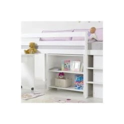 Relita ALEX Halbhochbett Buche Massiv Weiß Viel Zubehör Wählbar - Frachtfrei -Babyprodukte Geschäft regal kim weiss gr 1