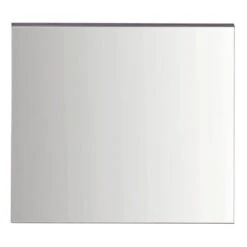 Trendteam Set-One Bad Wandspiegel Weiß / Rauchsilber