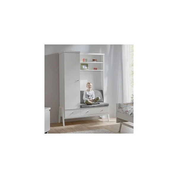 Schardt Holly White Kleiderschrank-Kombi Schrank Und Wickelkommode | Umbaubar 5 Schardt Holly White Kleiderschrank-Kombi Schrank Und Wickelkommode | Umbaubar – Bild 5