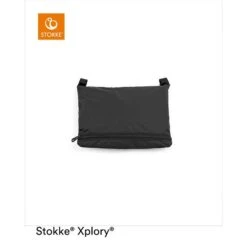 Stokke® Xplory® X Regenschutz Black -Babyprodukte Geschäft xplory x raincover packed 200923 041 rt