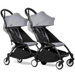 BABYZEN™ YOYO² Doppelbuggy Stone Gestell Black