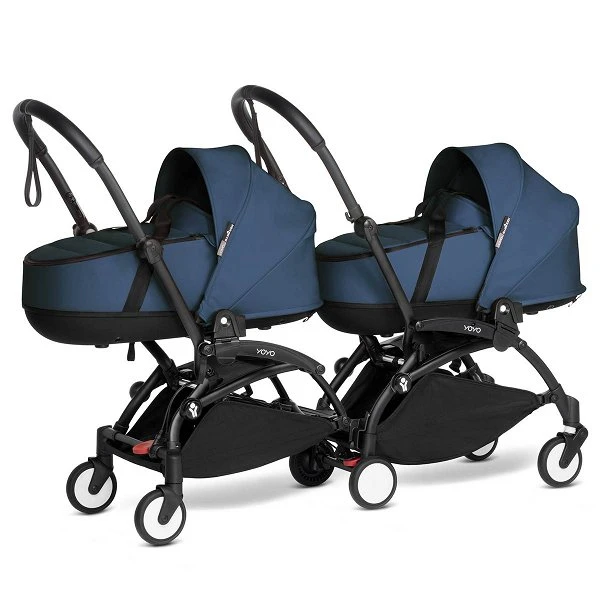 BABYZEN™ YOYO² Zwillingskinderwagen Navy Blue Gestell Black 1 BABYZEN™ YOYO² Zwillingskinderwagen Navy Blue Gestell Black